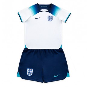 England Replica Home Stadium Kit for Kids World Cup 2022 Short Sleeve (+ pants)
